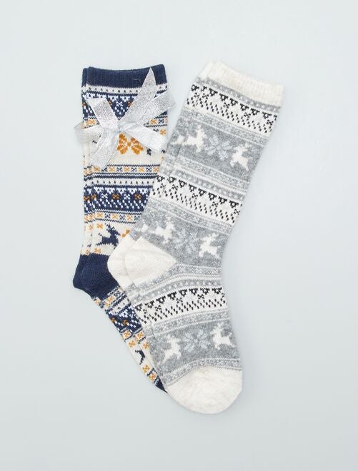 Paires de chaussettes 'Noël' - Kiabi