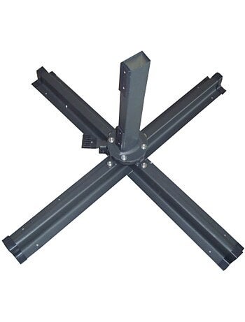 PALATINO Parasol terracotta déporté carré 3 x 3 m rotatif à 360