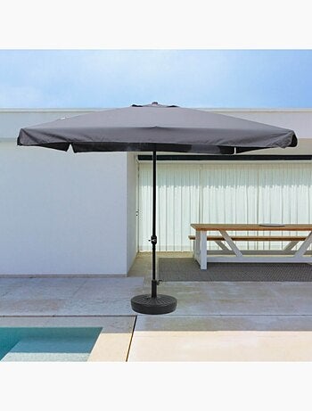 PALERME Parasol ecru carré 2,95 x 2,95 m