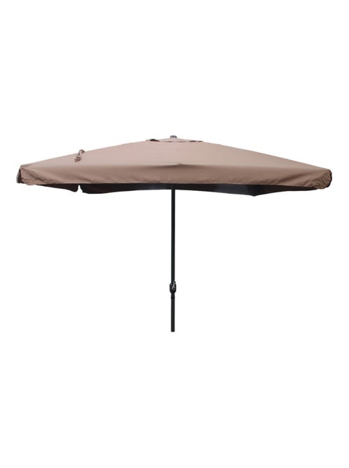PALERME Parasol marron carré 2,95 x 2,95 m - Kiabi PALERME Parasol marron carré 2,95 x 2,95 m - Kiabi