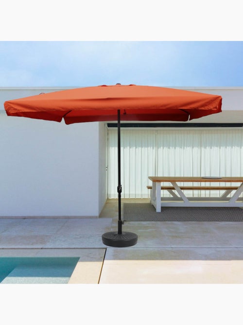 PALERME Parasol terracotta carré 2,95 x 2,95 m - Kiabi PALERME Parasol terracotta carré 2,95 x 2,95 m - Kiabi