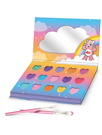 Palette de maquillage pailletée - Les Bisounours