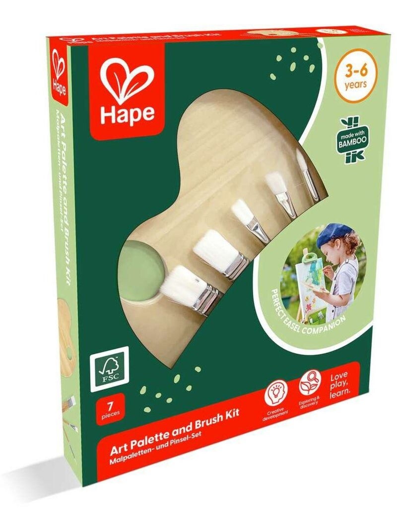 Palette de peinture et ses pinceaux N/A - Kiabi