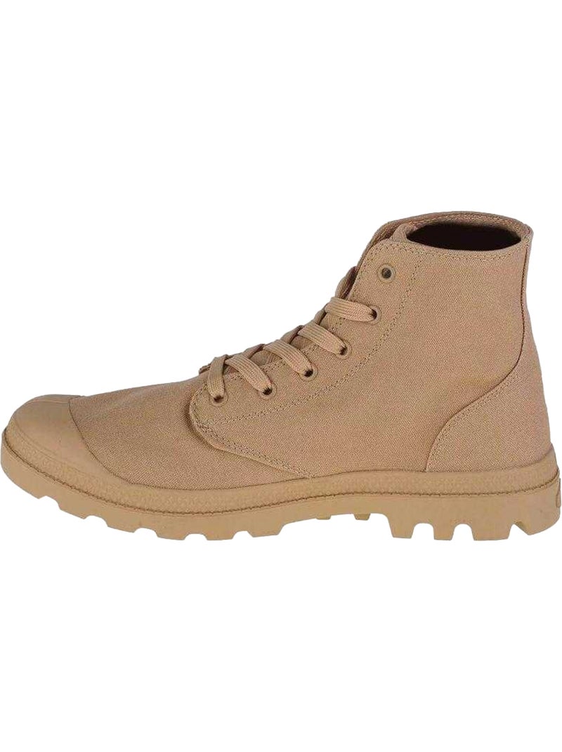 Palladium - Bottines motif/style logo Beige - Kiabi