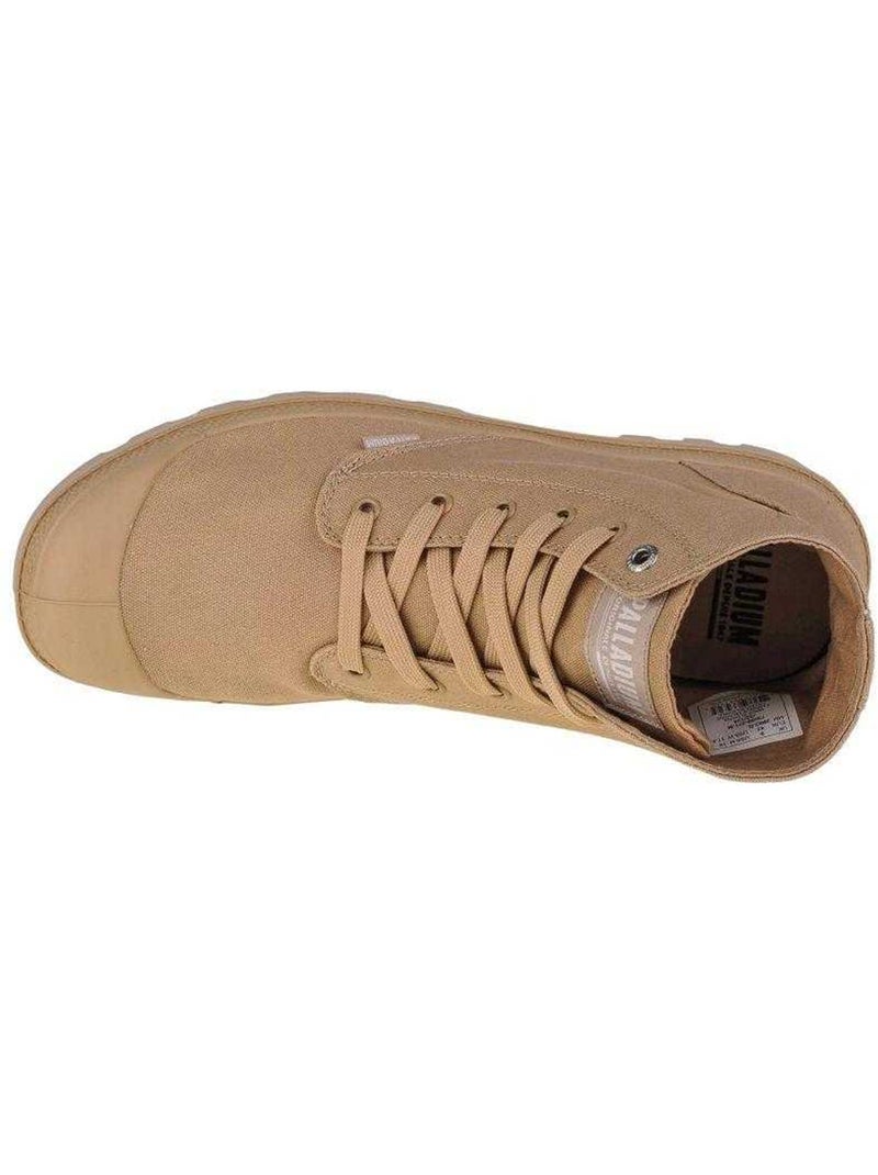 Palladium - Bottines motif/style logo Beige - Kiabi