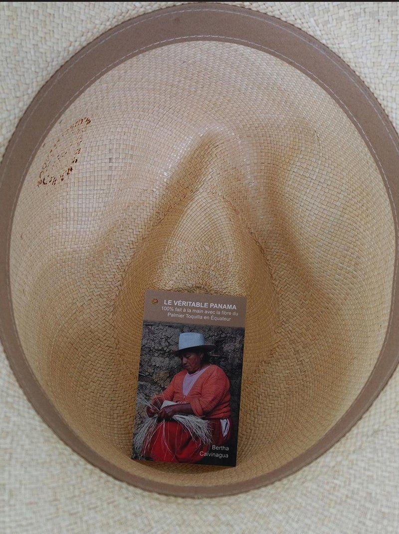 Panama véritable EQUATEUR Ivoire - Kiabi