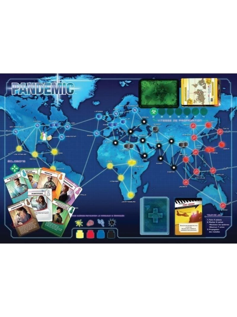 Pandemic - asmodee - jeu de société Jaune - Kiabi