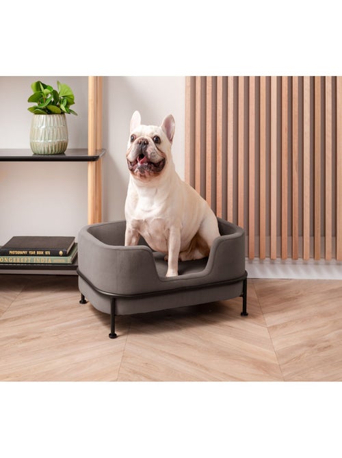 Panier à chien Puffed effet velours - Kiabi