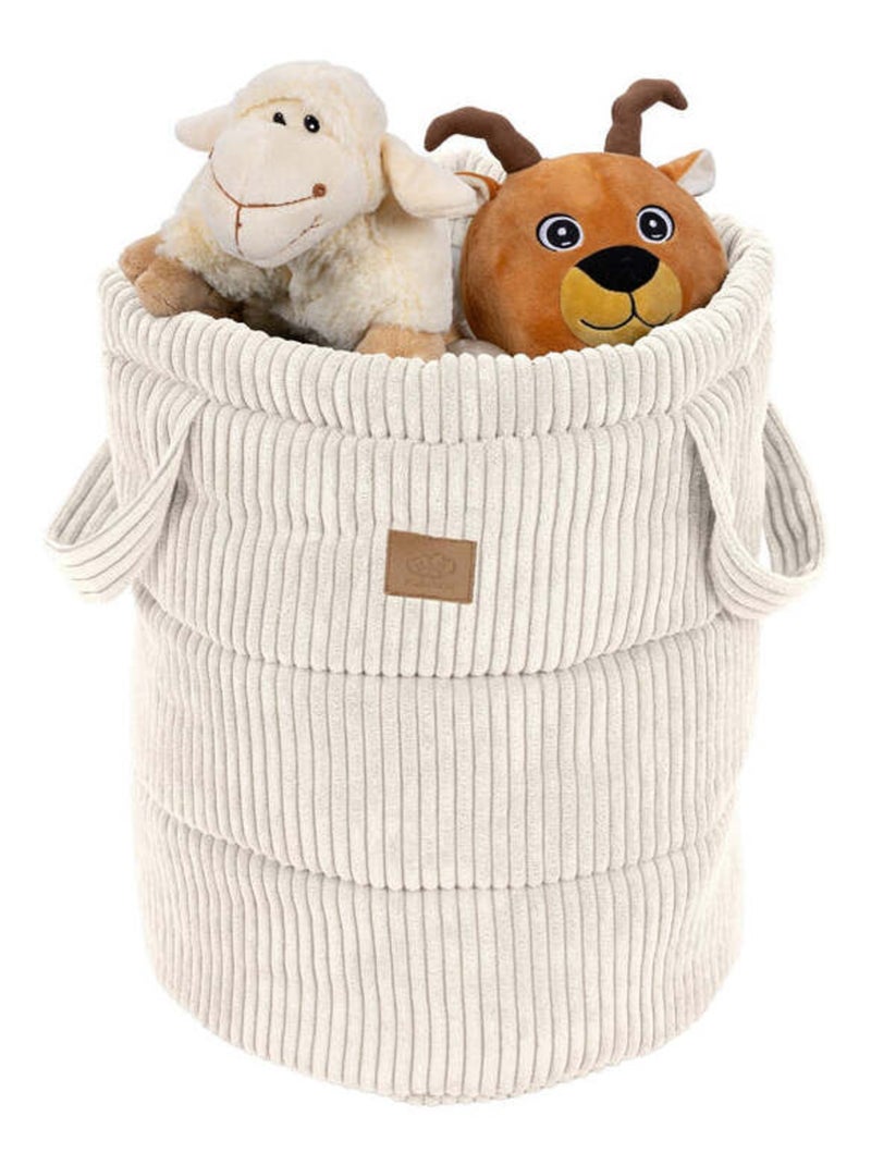 Panier à jouets pour bébé – aesthetic- VANILLE Beige - Kiabi