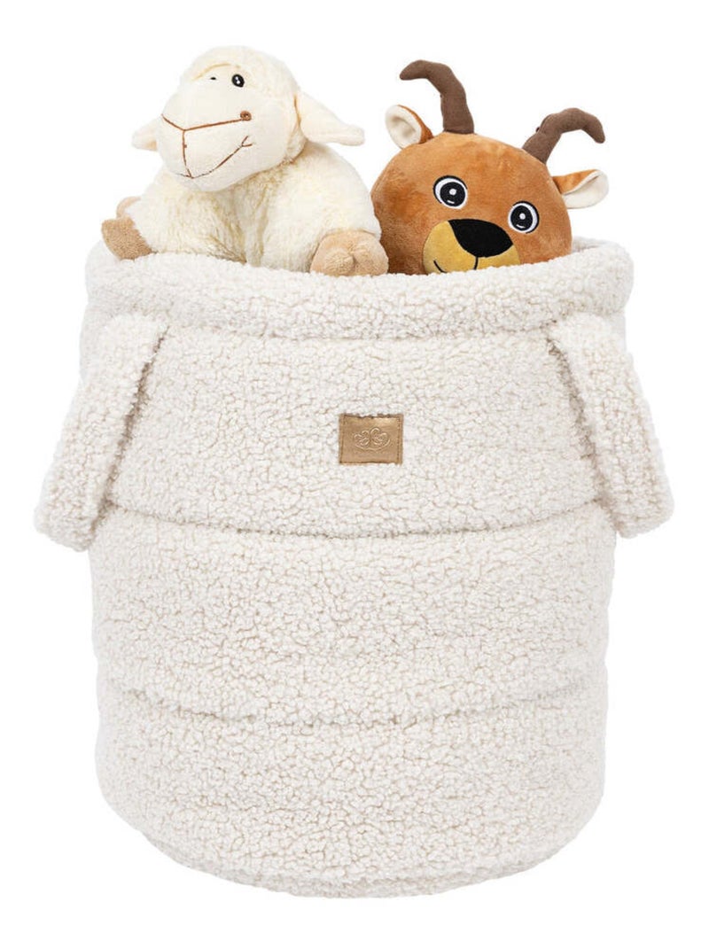 Panier à jouets pour bébé – bearly – BLANK SALE Crème - Kiabi