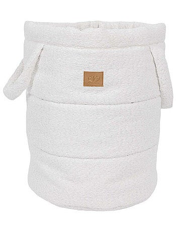 Panier à jouets pour bébé – Boucle- BLANC SALE