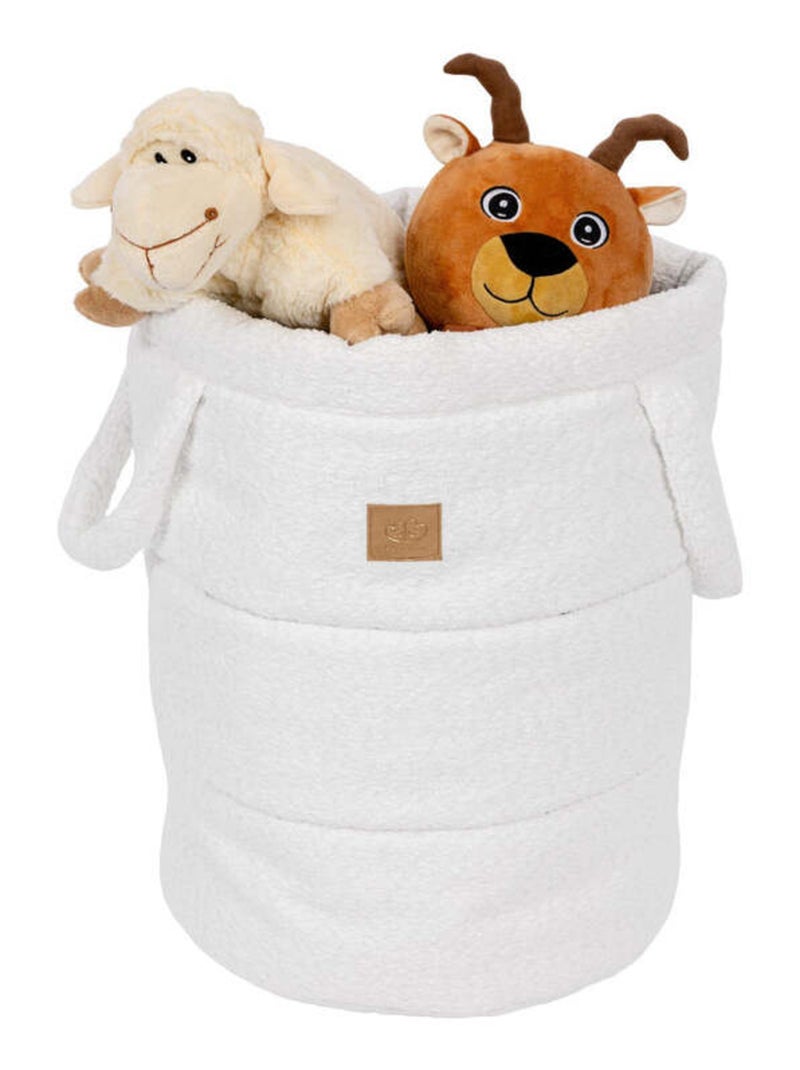 Panier à jouets pour bébé – Boucle- BLANC SALE Blanc - Kiabi