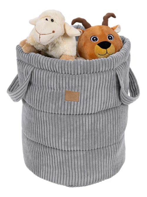 Panier à jouets pour enfant Gris - Kiabi