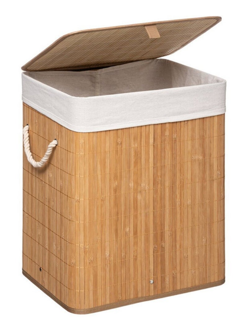 Panier à linge - Atmosphera Gris taupe - Kiabi