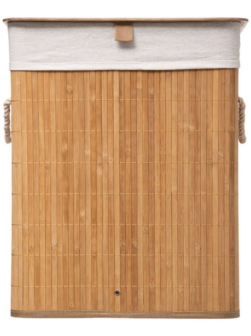 Panier à linge - Atmosphera Gris taupe - Kiabi