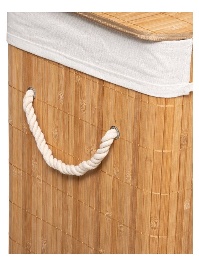 Panier à linge - Atmosphera Gris taupe - Kiabi