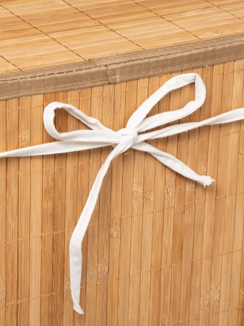 Panier à linge - Atmosphera Gris taupe - Kiabi