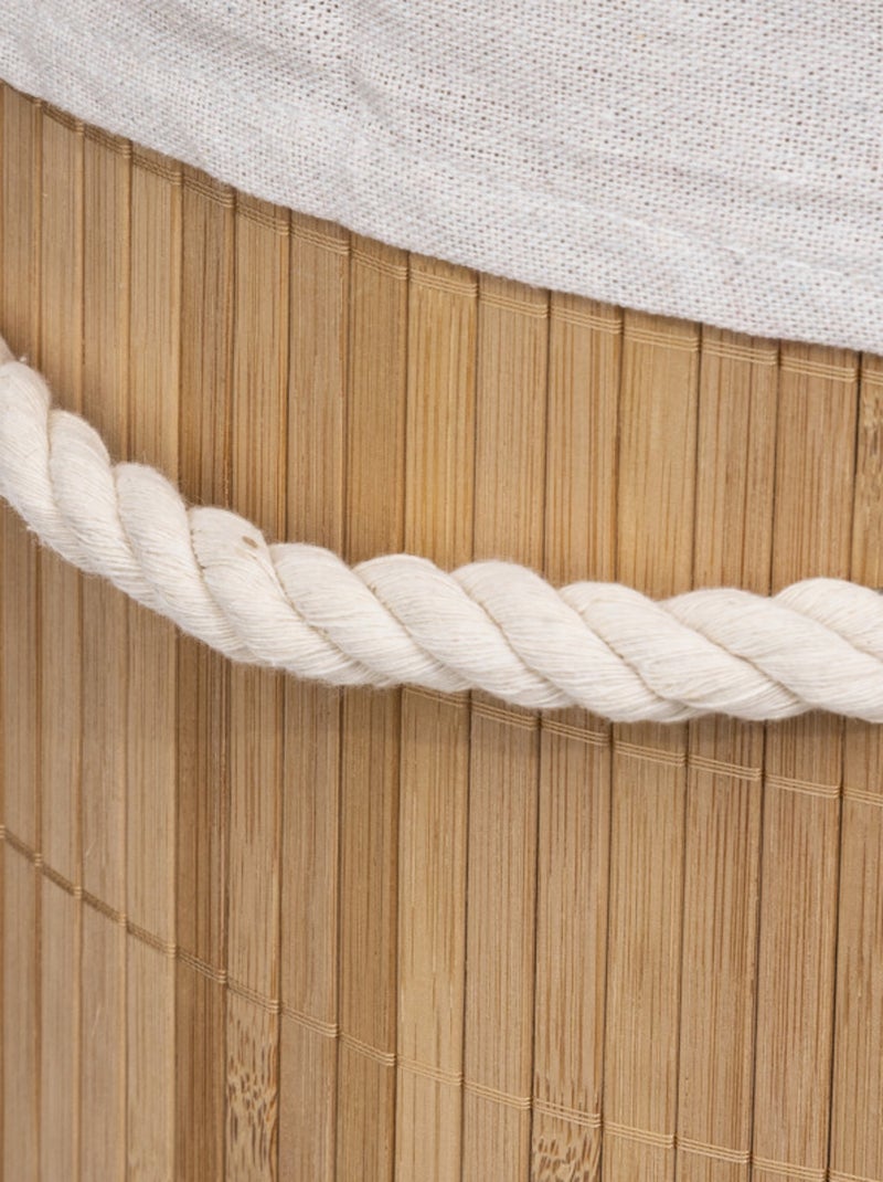 Panier à linge - Atmosphera Gris taupe - Kiabi