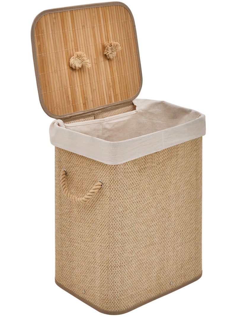 Panier à linge 100L STEMY Blanc - Kiabi