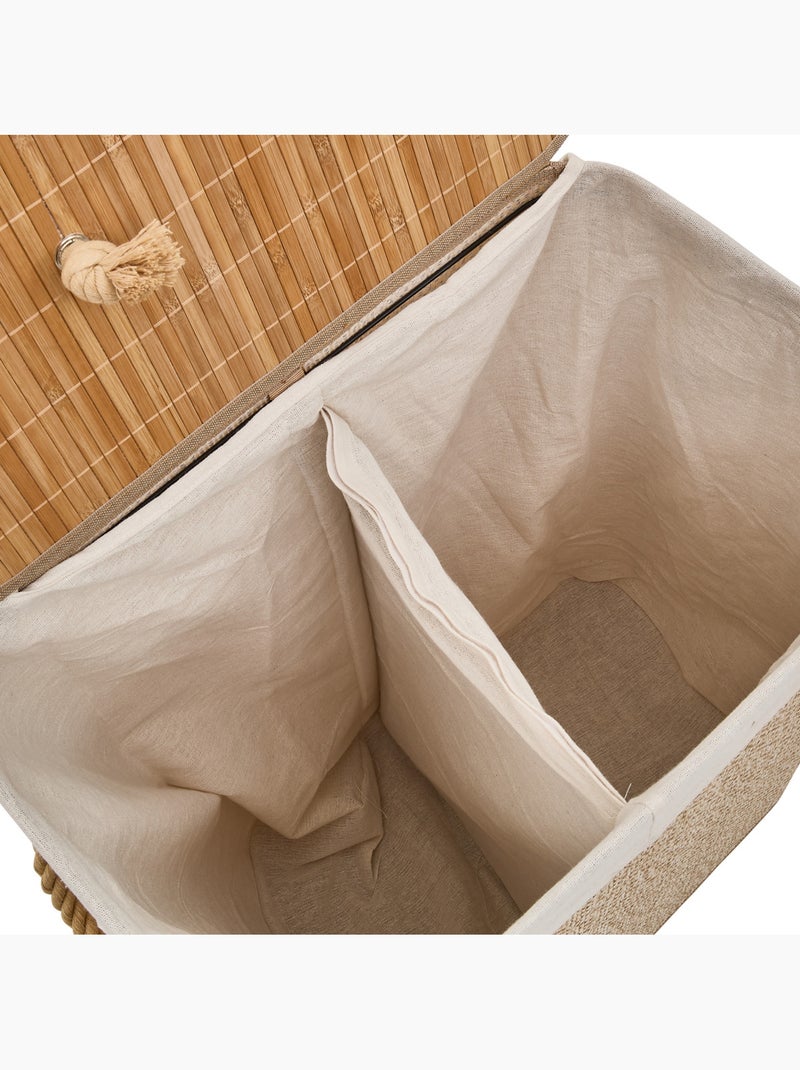 Panier à linge 100L STEMY Marron - Kiabi