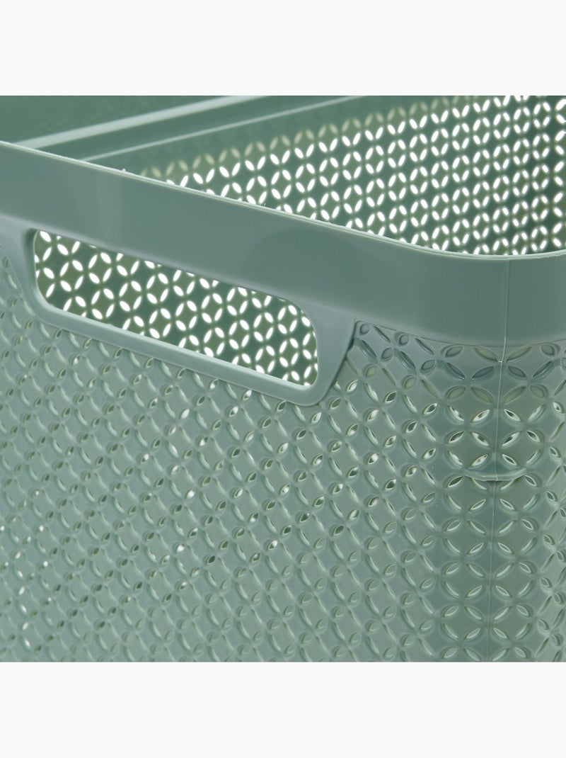 Panier à linge 17L scandinave SCANDI Vert - Kiabi