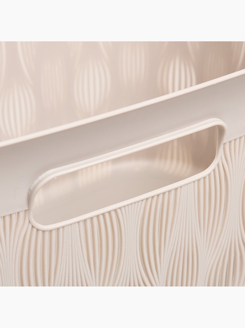 Panier à Linge 38L LEAF Gris - Kiabi