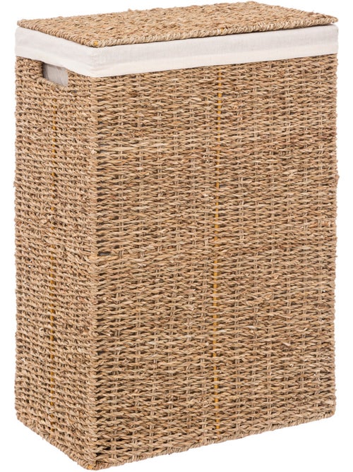 Panier à linge 40L en osier avec doublure VANNERIE - Kiabi Panier à linge 40L en osier avec doublure VANNERIE - Kiabi