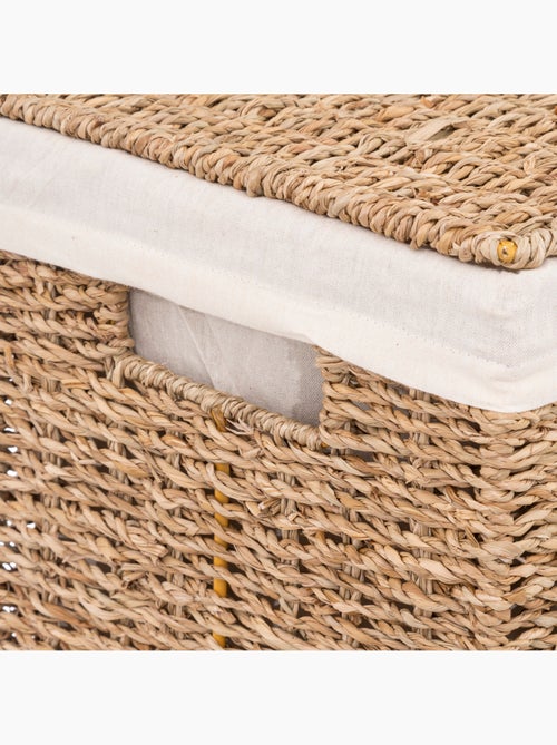 Panier à linge 40L en osier avec doublure VANNERIE - Kiabi Panier à linge 40L en osier avec doublure VANNERIE - Kiabi