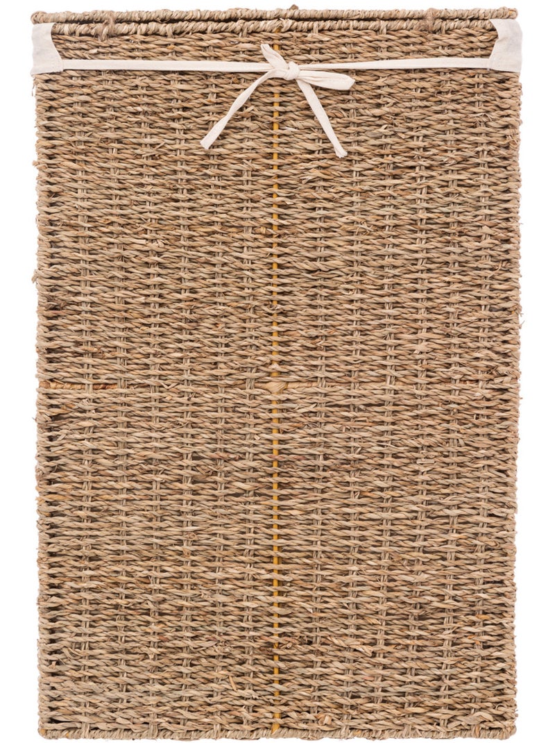 Panier à linge 40L en osier avec doublure VANNERIE Marron - Kiabi