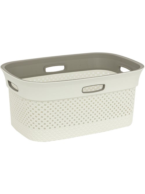 Panier à linge 45L avec poignées - Kiabi
