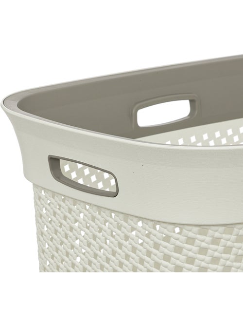 Panier à linge 45L avec poignées - Kiabi