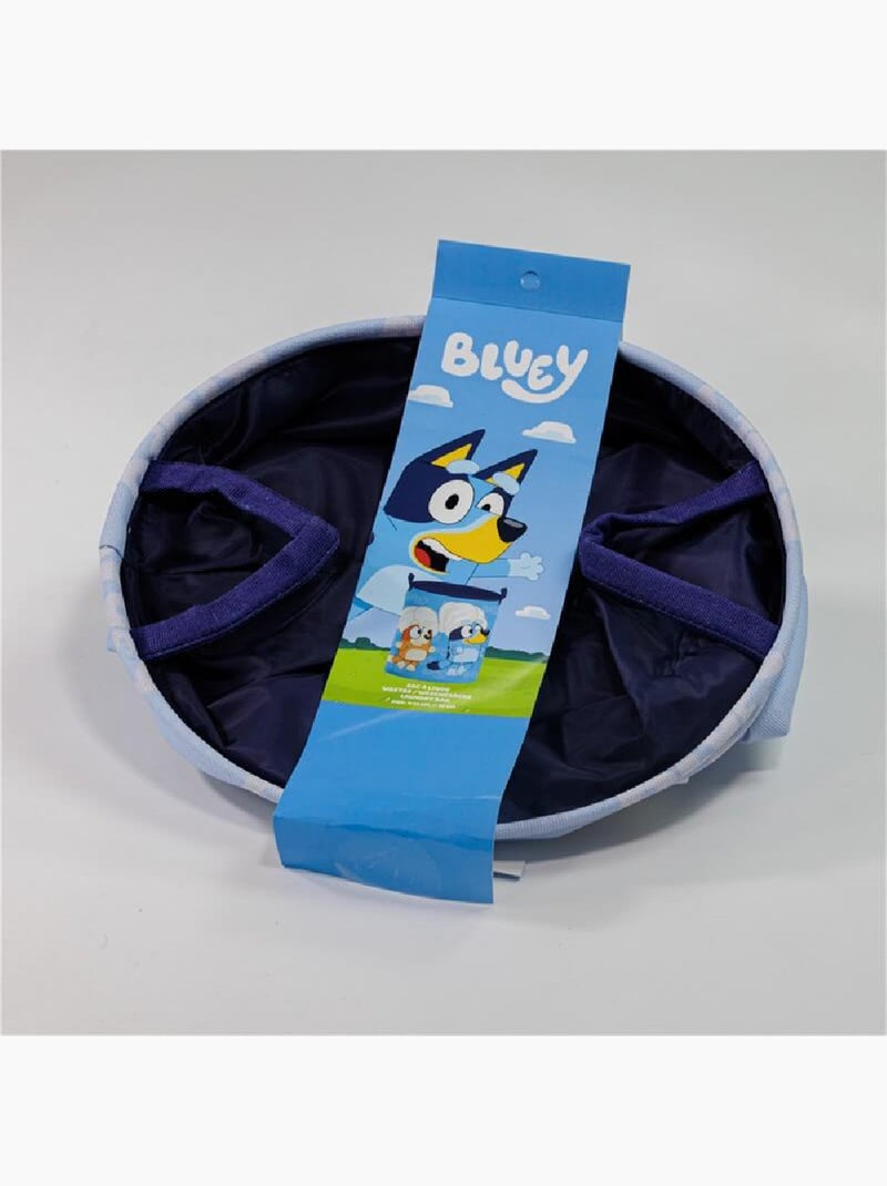 Panier à linge 50x32 cm Bluey et Bingo Bleu - Kiabi