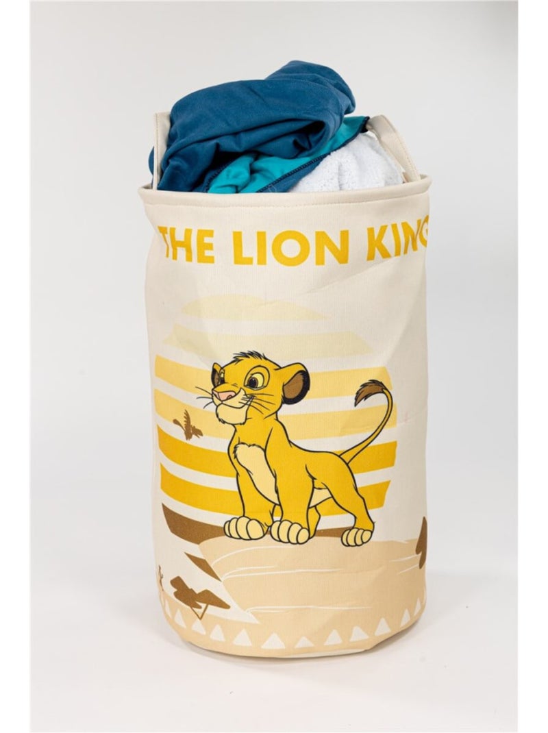 Panier à linge 50x32 cm Le Roi Lion Jaune - Kiabi