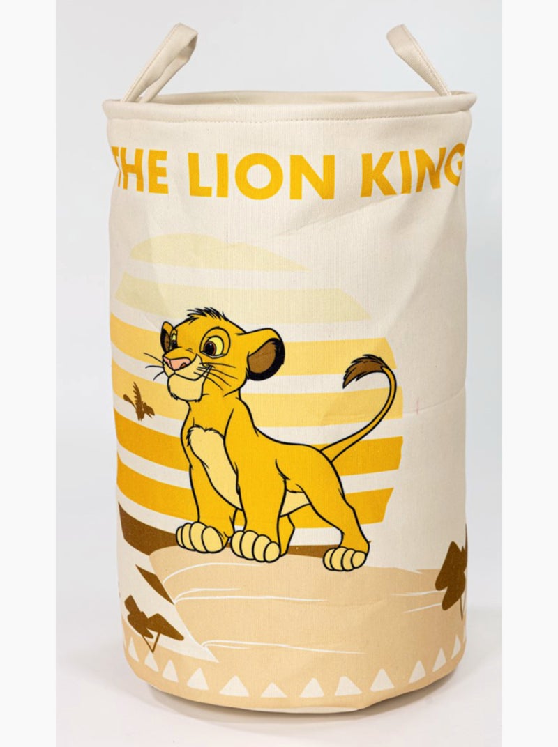 Panier à linge 50x32 cm Le Roi Lion Jaune - Kiabi