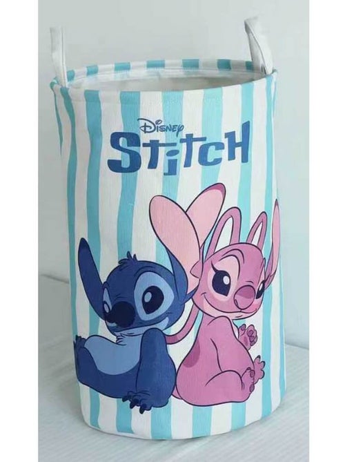 Panier à linge 50x32 cm Stitch et Angel - (Lilo & Stitch) - Kiabi