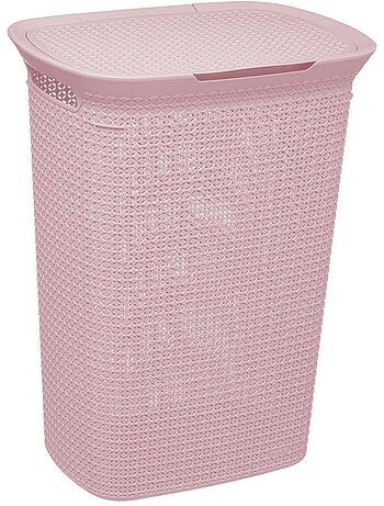 Panier à linge 57L avec couvercle SCANDI
