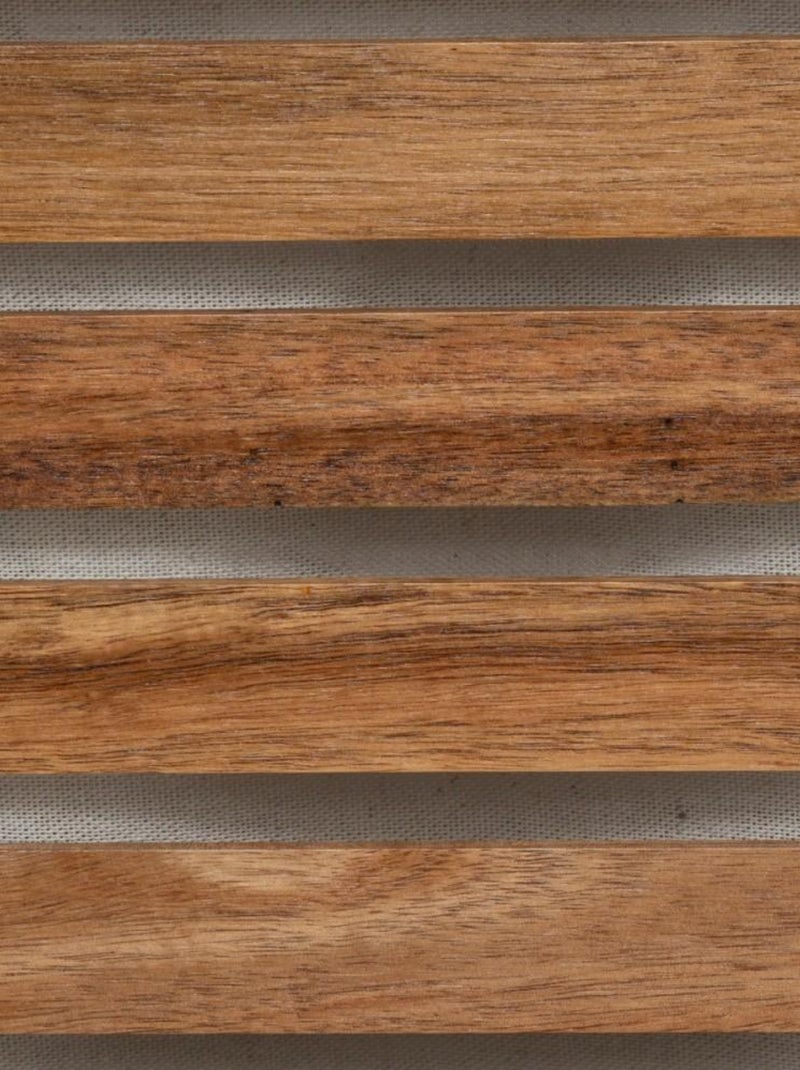 Panier à linge 65L bois acacia Marron - Kiabi