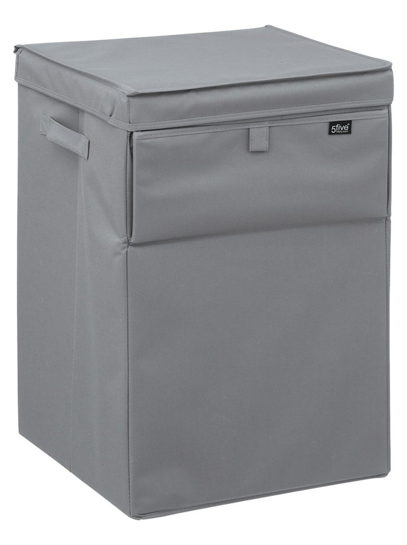 Panier à linge 65L empilable béton A SUPPRIMER Gris - Kiabi