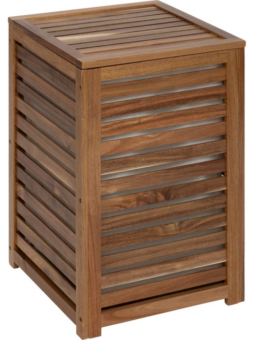 Panier à linge 65L en acacia BLACKACIA - Kiabi Panier à linge 65L en acacia BLACKACIA - Kiabi