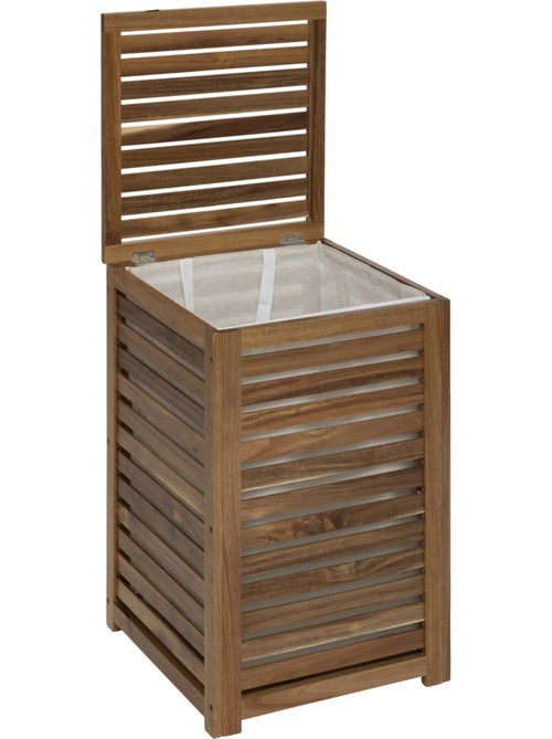 Panier à linge 65L en acacia BLACKACIA - Kiabi Panier à linge 65L en acacia BLACKACIA - Kiabi