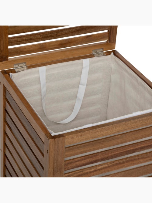Panier à linge 65L en acacia BLACKACIA - Kiabi Panier à linge 65L en acacia BLACKACIA - Kiabi