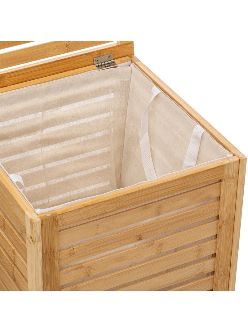 Panier à linge 65L SICELA Marron - Kiabi