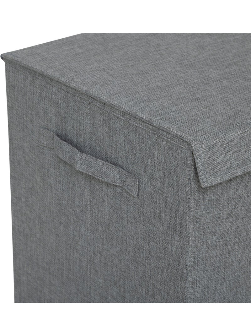 Panier à linge 74L COLORAMA Gris - Kiabi
