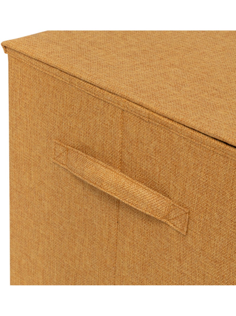 Panier à linge 74L COLORAMA Moutarde - Kiabi