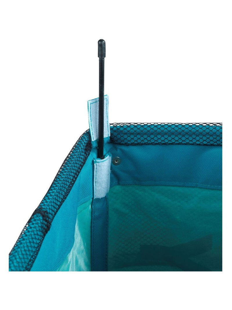 Panier à linge à roulettes petit modèle CORNO Bleu - Kiabi