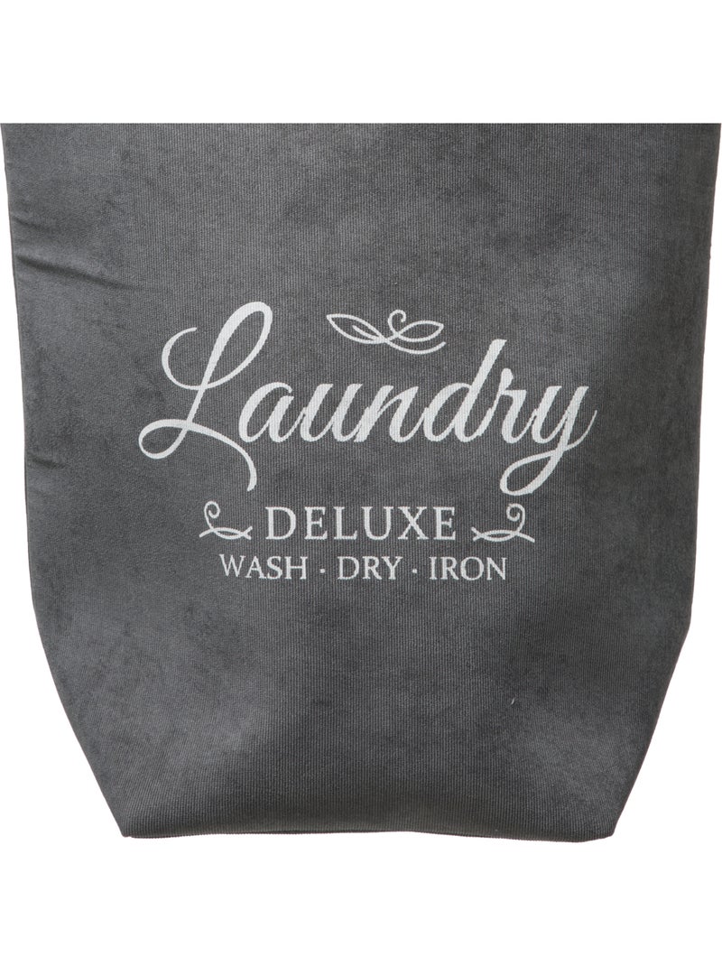 Panier à linge anthracite TRIO Gris - Kiabi