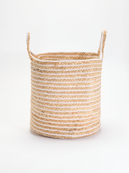 Panier à linge avec anses - Kiabi