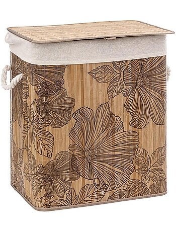 Panier à linge bambou Blackflora