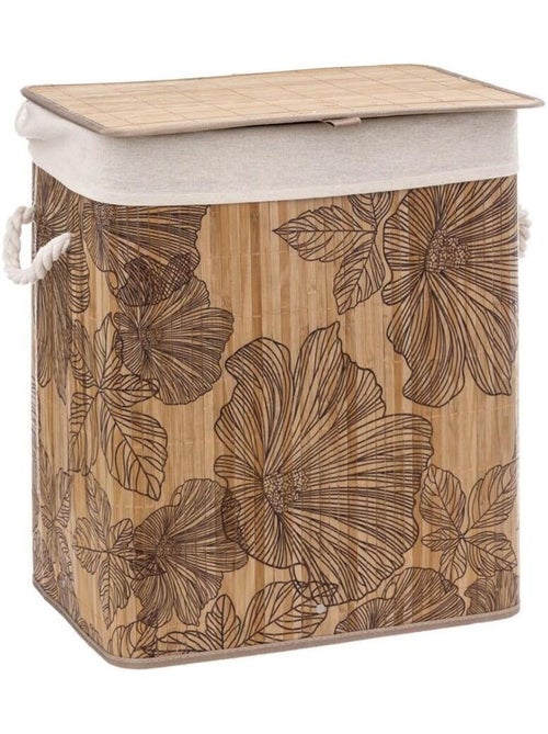 Panier à linge bambou Blackflora - Kiabi Panier à linge bambou Blackflora - Kiabi