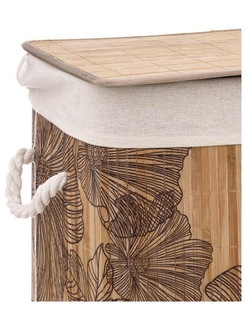 Panier à linge bambou Blackflora - Kiabi Panier à linge bambou Blackflora - Kiabi